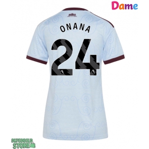 Aston Villa Amadou Onana #24 Replika Tredjetrøje Dame 2026-27 Kortærmet